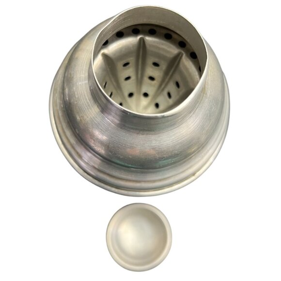 Cocktail Shaker With Wilton Pewter Metal Pair of Large 7"inches 12 Ounce Drink - Picture 10 of 16